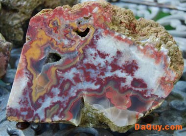 tennessee paint rock agate Đá Mã Não (Agate) và đặc tính, tác dụng ý học (theo dân gian)